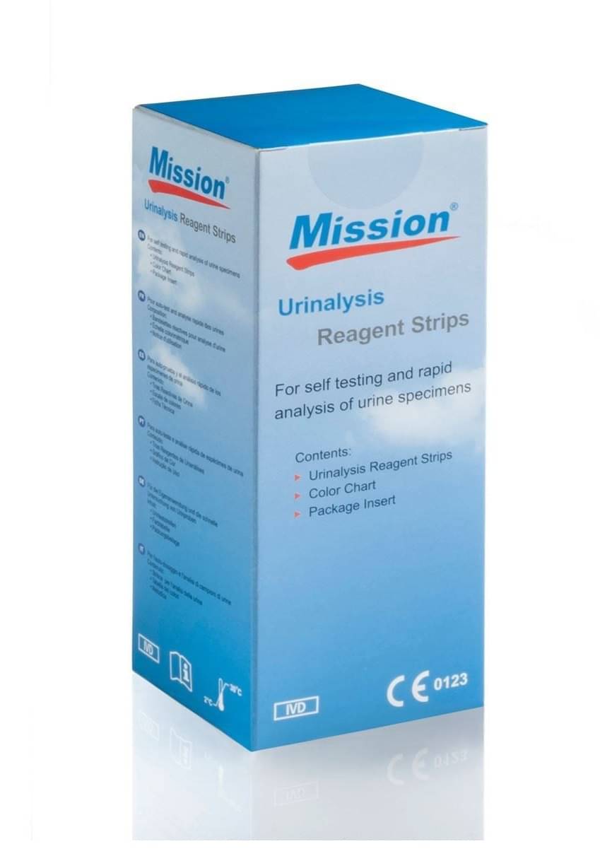     			Mission Urinalysis 100 Strips(2K)(Ket & Glu)