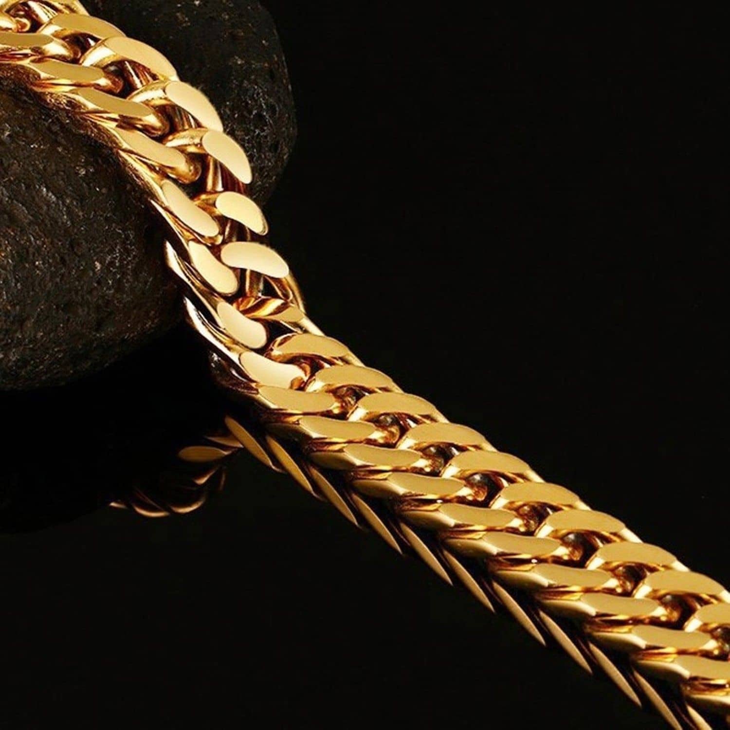 The Jewelbox Gold Stainless Steel Bracelets - Bangles & Bracelets | Buy online on ZillyBuy