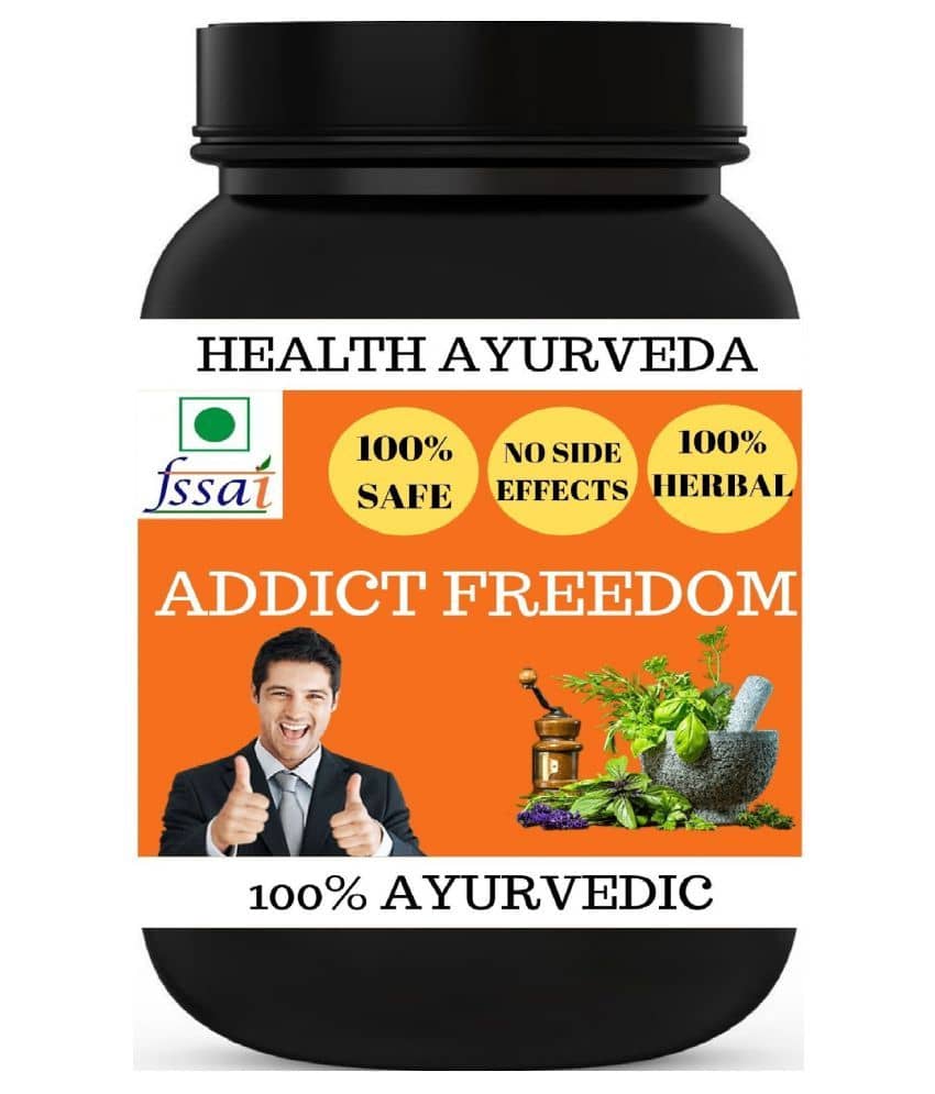 Health Ayurveda Addict Freedom (Free From Addiction) Powder 100 Gm Pack of 1