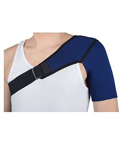 Medtrix Shoulder Support Shoulder Brace Blue\Black (Left) Free Size Medtrix Shoulder Support Shoulder Brace Blue\Black (Left) Free Size