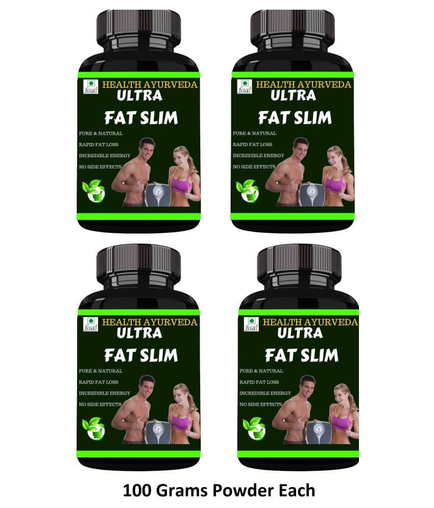 Health Ayurveda Ultra Fat Slim | Weight Loss Powder 400 Gm Pack of 4