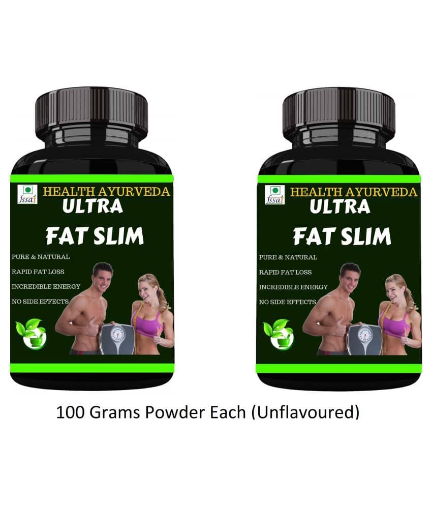 Health Ayurveda Ultra Fat Slim | Weight Loss Powder 200 Gm Pack of 2