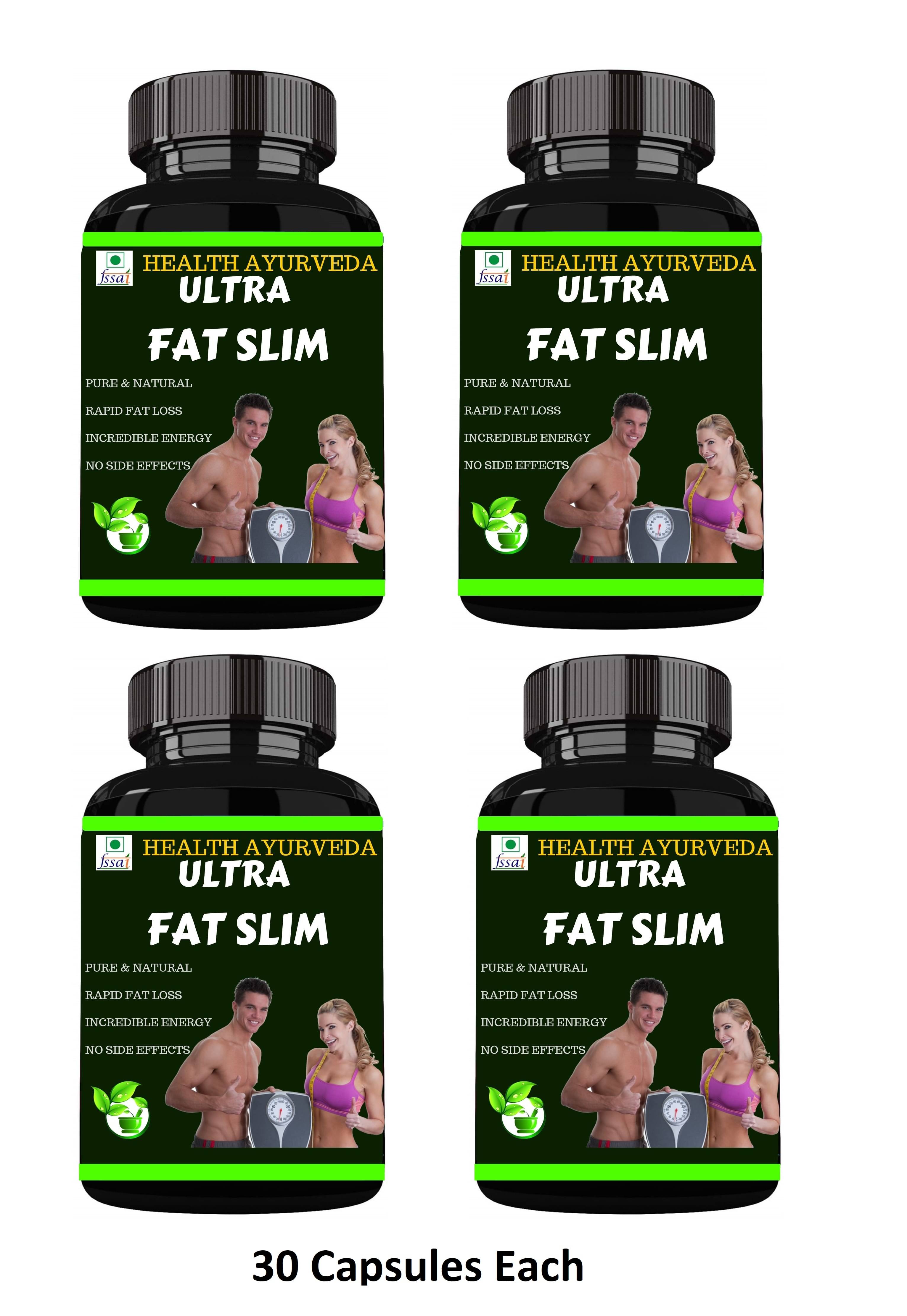 Health Ayurveda Ultra Fat Slim | Weight Loss Capsule 120 No.S Pack of 4 Health Ayurveda Ultra Fat Slim | Weight Loss Capsule 120 No.S Pack of 4