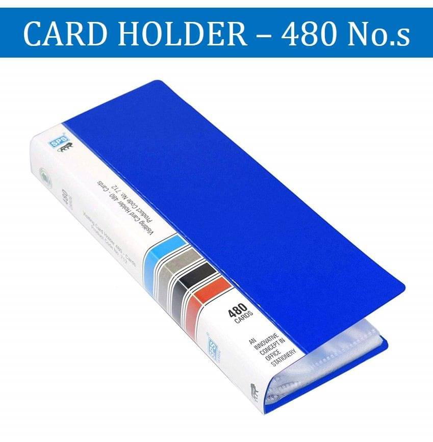     			SPS Visiting Card Holder (480 Folder) - (Blue)