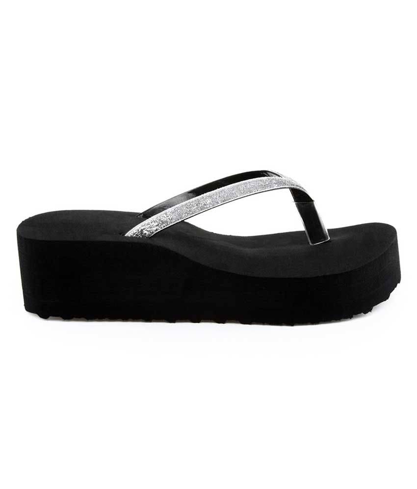     			Shoe Lab Silver Slippers