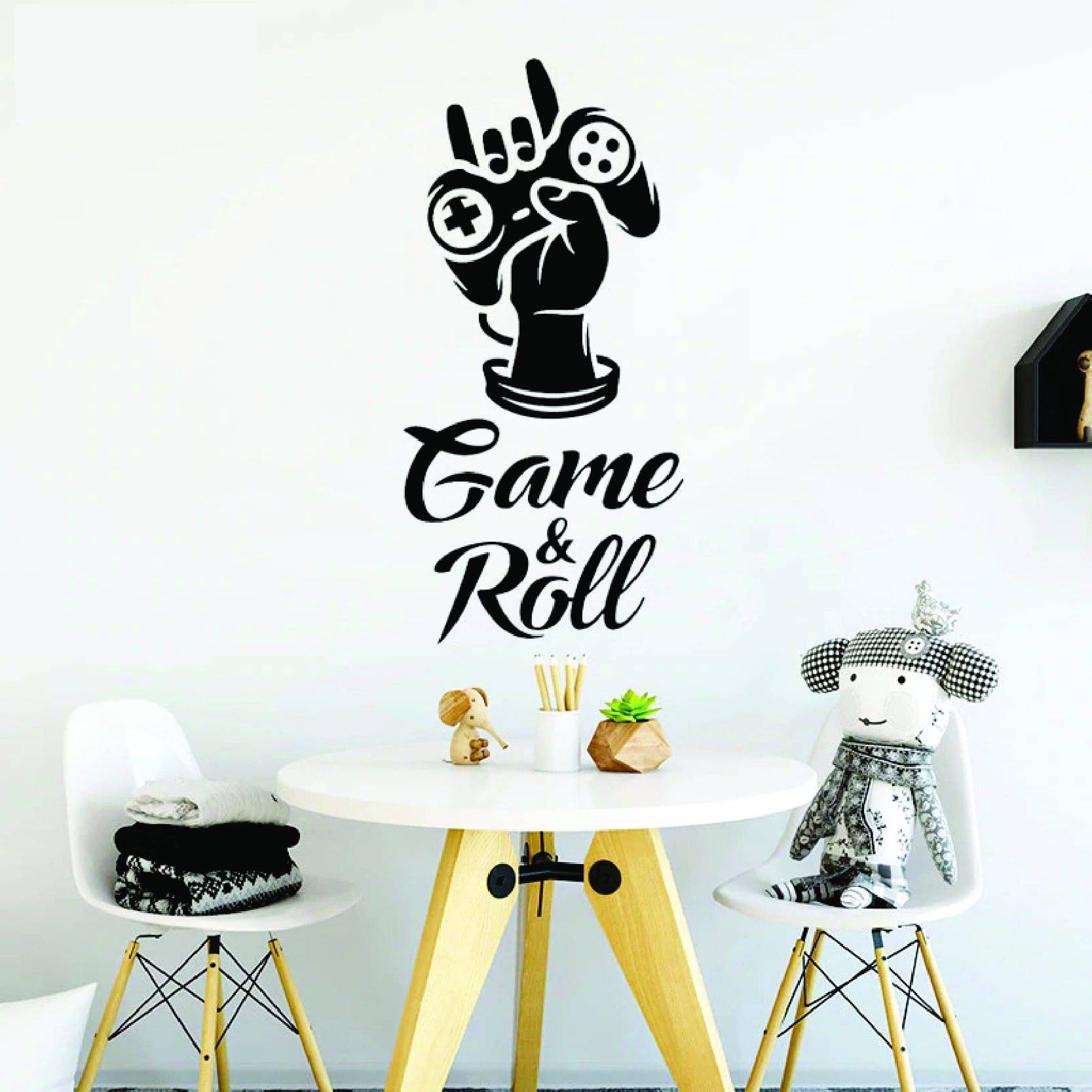    			Decor Villa GAME ROLL Cartoon Characters  Sticker ( 35 x 58 cms )