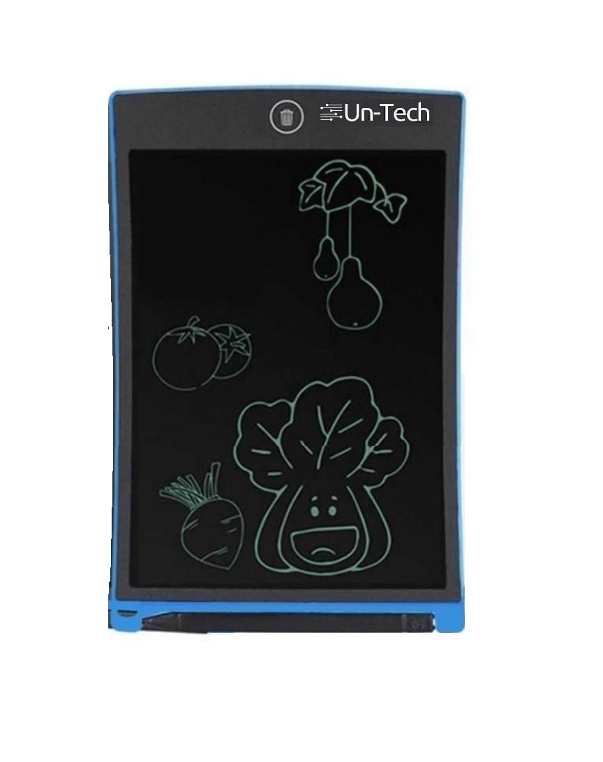     			Un-Tech Portable Ruff Pad E-Writer, 8.5 inch LCD Paperless Memo Digital Tablet Notepad (Blue)
