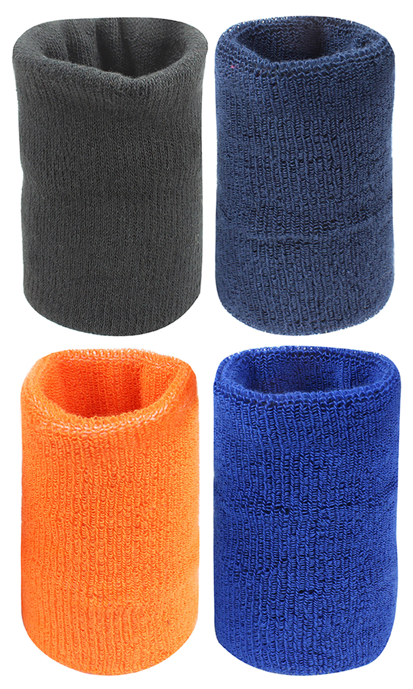     			Neska Moda Unisex Multicolor Pack Of 4 Cotton Wrist Band