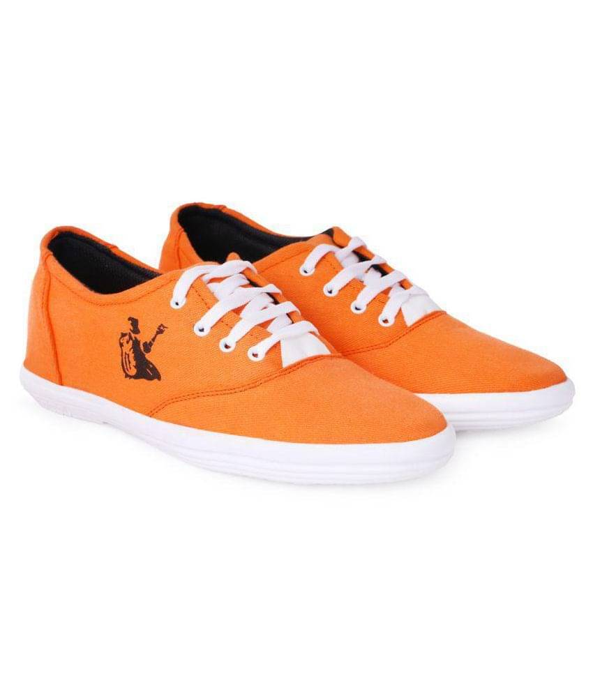     			Kzaara Sneakers Orange Casual Shoes