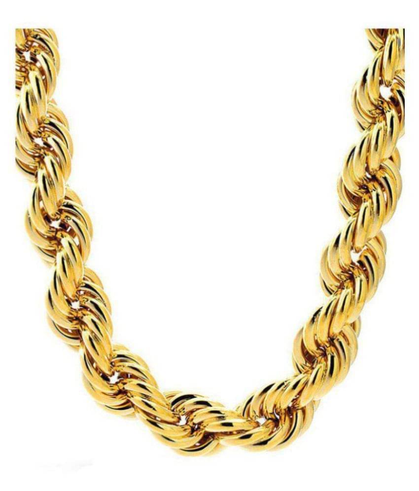 Jewar Mandi Gold Plated Chain ( Set of 1 ) Jewar Mandi Gold Plated Chain ( Set of 1 )