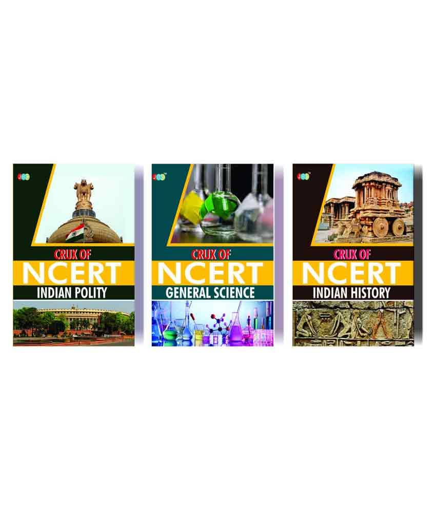 Combo CRUX of NCERT (Indian Polity, General Science, Indian History) A Set of 3 Books     			Combo CRUX of NCERT (Indian Polity, General Science, Indian History) A Set of 3 Books
