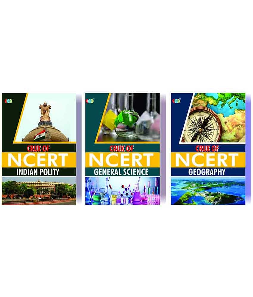 Combo CRUX of NCERT (Indian Polity, General Science, Geography) A Set of 3 Books - Stationery | Buy online on ZillyBuy