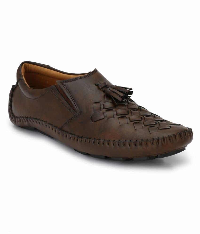 Prolific - Brown Men's Tassel loafers - Formal Shoes | Buy online on ZillyBuy