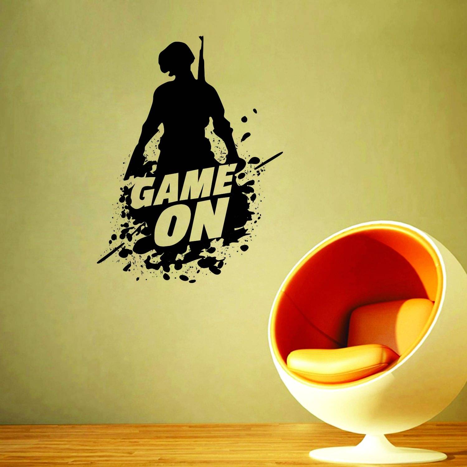     			Decor Villa GAME ON Cartoon Characters Sticker ( 43 x 58 cms )
