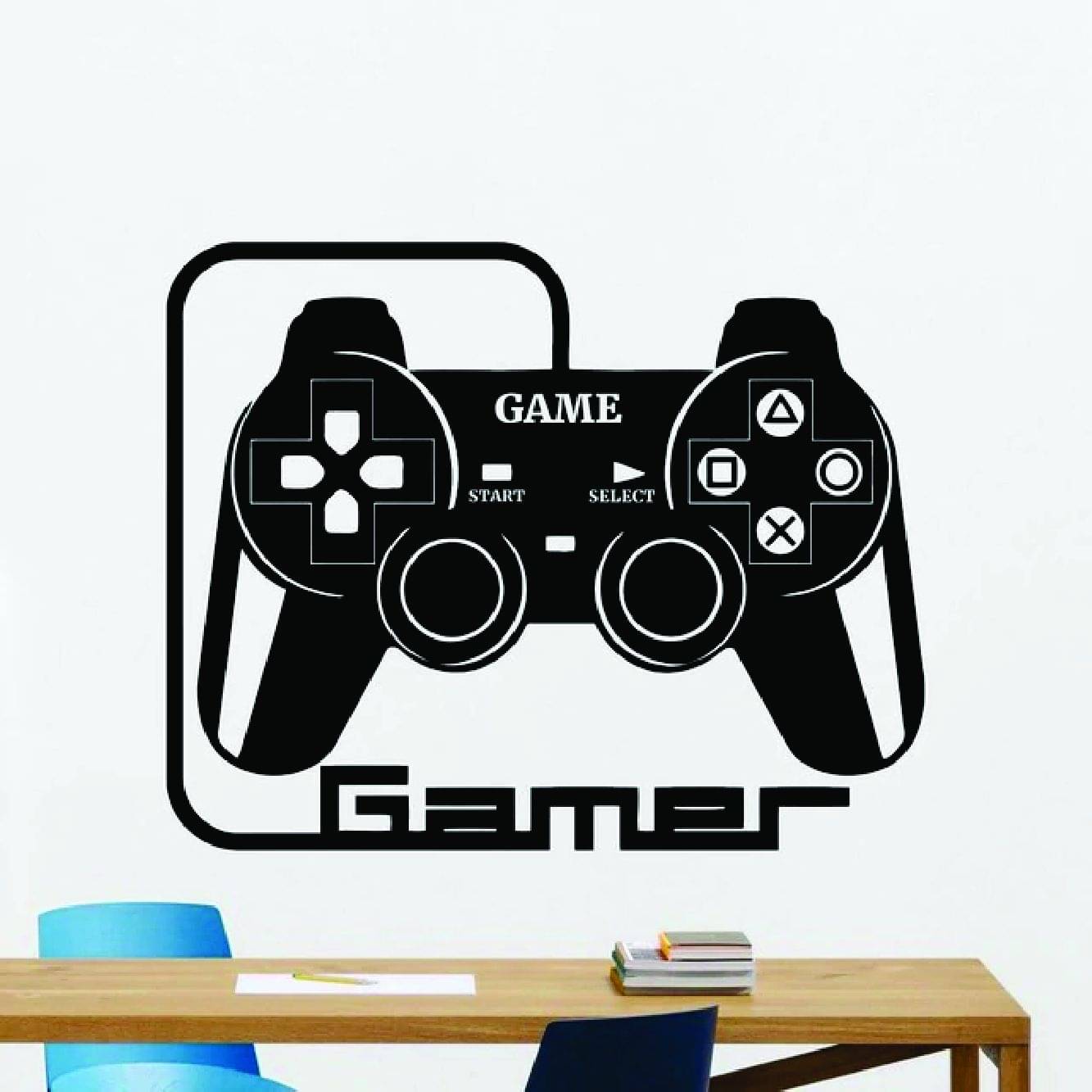 Decor Villa GAME REMOTE Cartoon Characters Sticker ( 48 x 58 cms ) Decor Villa GAME REMOTE Cartoon Characters Sticker ( 48 x 58 cms )