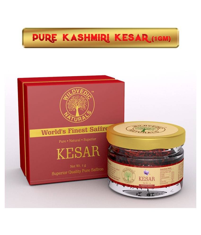     			Wildvedic Naturals Pure Kashmiri Kesar/ Saffron 1 gm