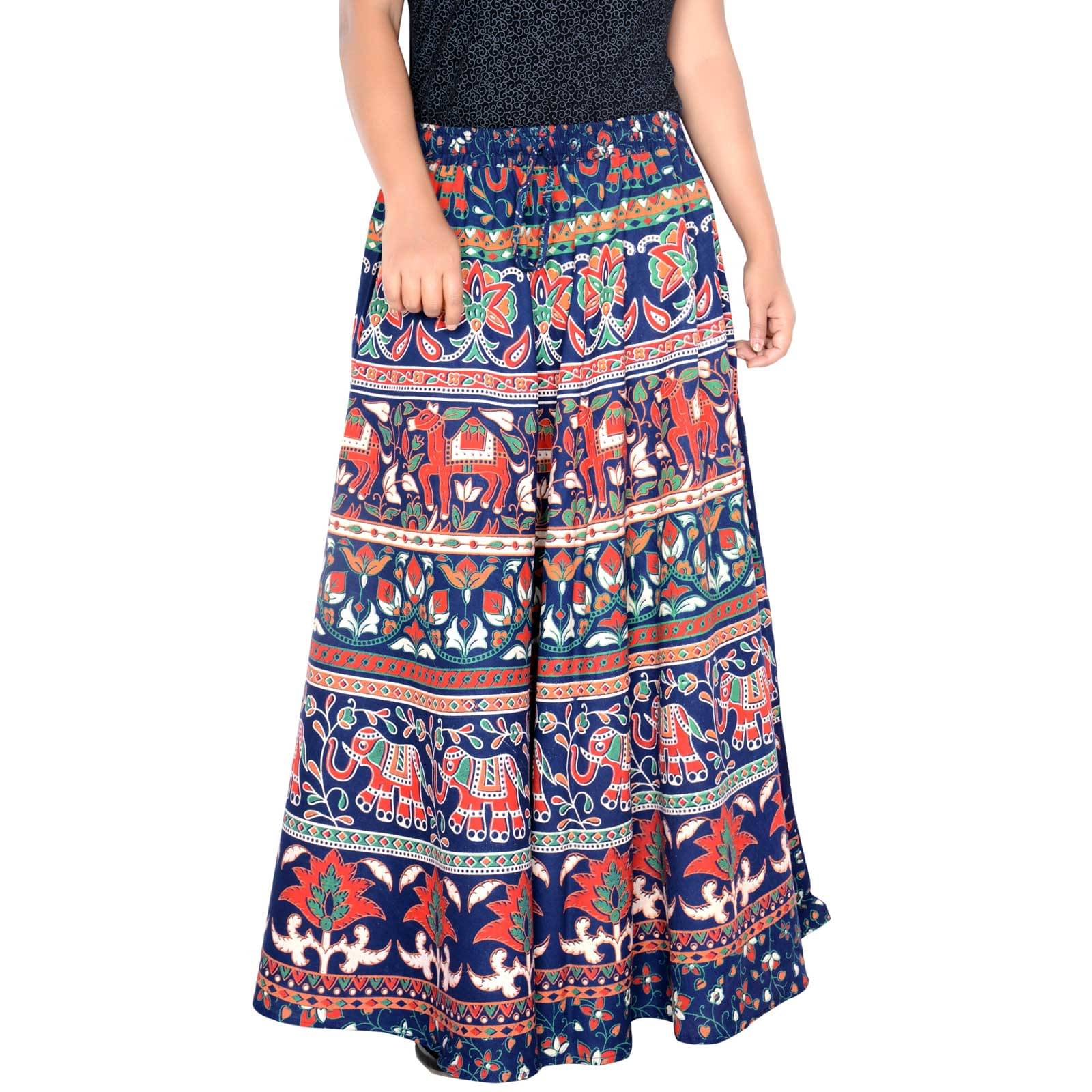     			Sttoffa Cotton Wrap Skirt - Blue