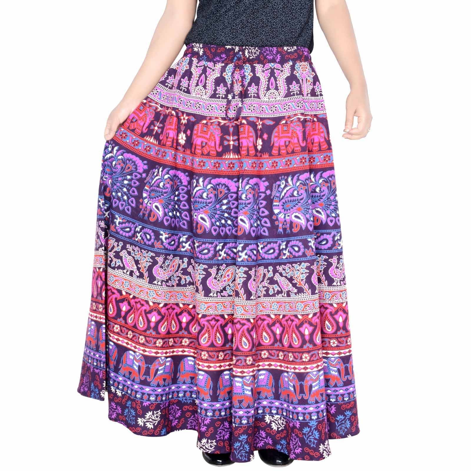 Sttoffa Cotton Wrap Skirt - Purple Sttoffa Cotton Wrap Skirt - Purple