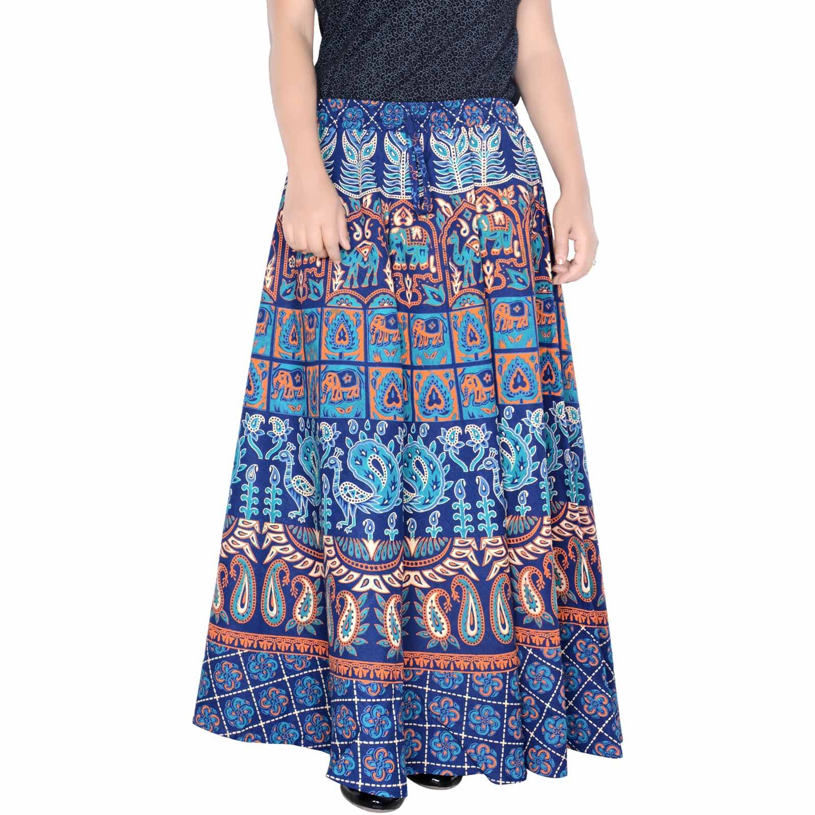 Sttoffa Cotton Wrap Skirt - Turquoise Sttoffa Cotton Wrap Skirt - Turquoise