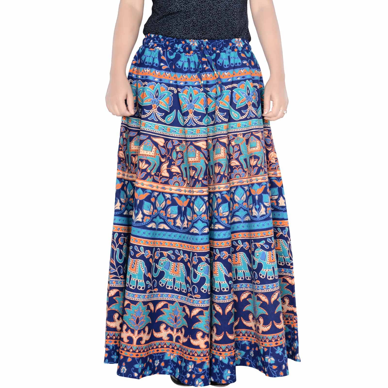 Sttoffa Cotton Wrap Skirt - Turquoise     			Sttoffa Cotton Wrap Skirt - Turquoise