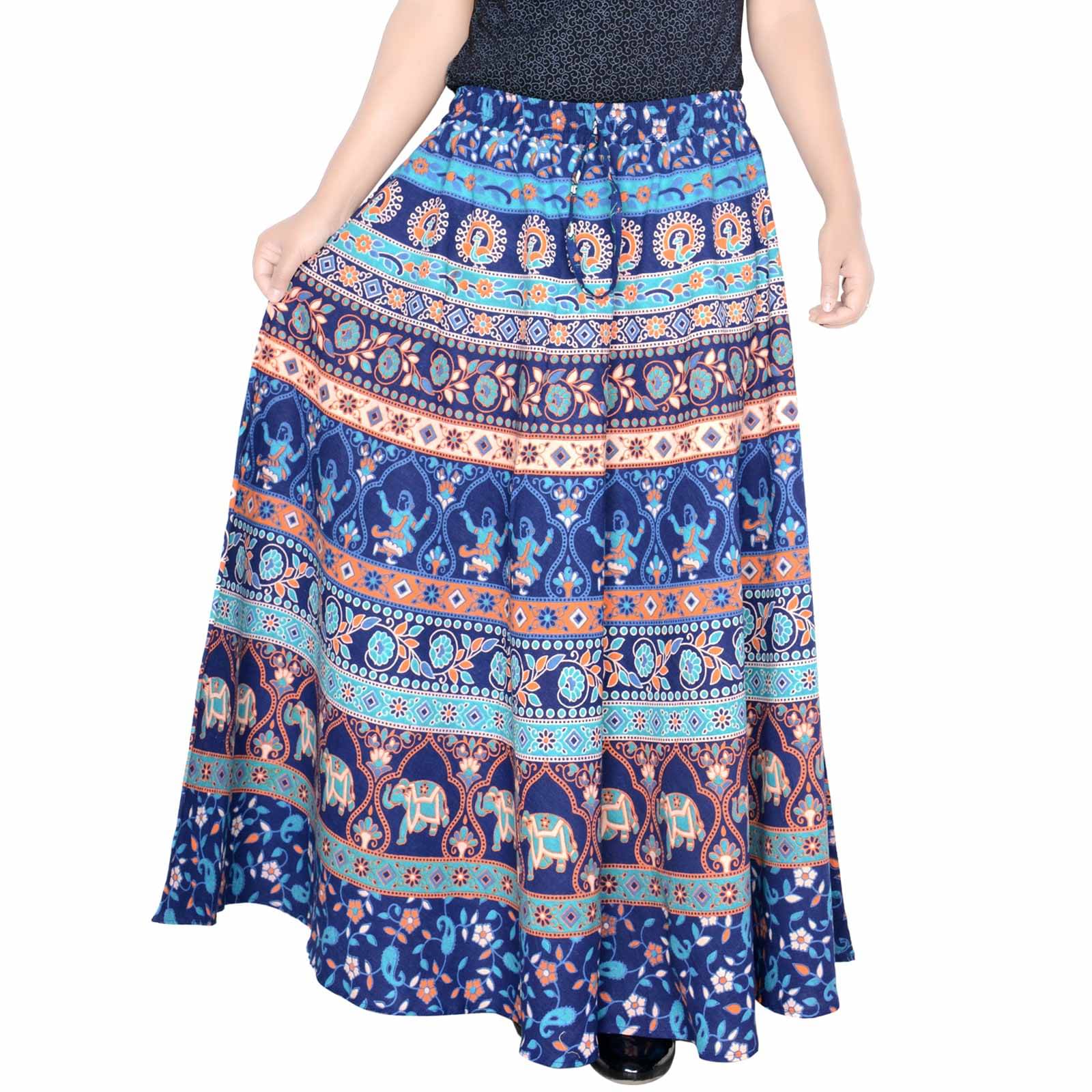 Sttoffa Cotton Wrap Skirt - Turquoise     			Sttoffa Cotton Wrap Skirt - Turquoise