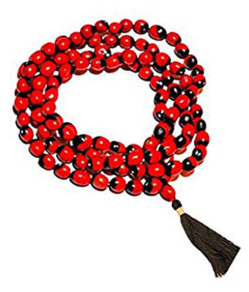     			Red Gunja Ratti Mala - Red (4mm - 108 Beads)