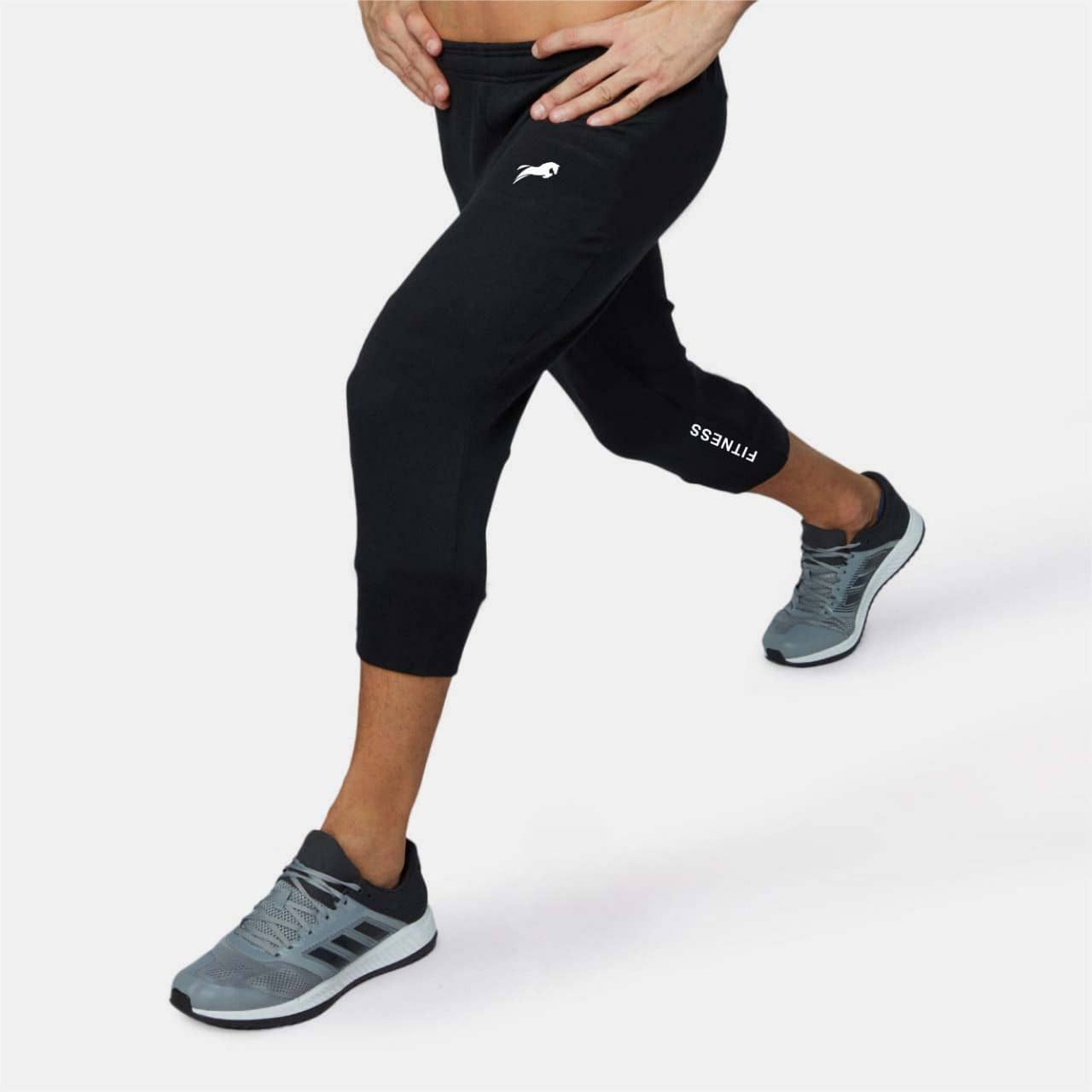 Just Rider  Men's Sports Capri For Gym, Running, Badminton, Tennis, Basketball, Training, Football, Cyling - Sports and Fitness Equipment | Buy online on ZillyBuy