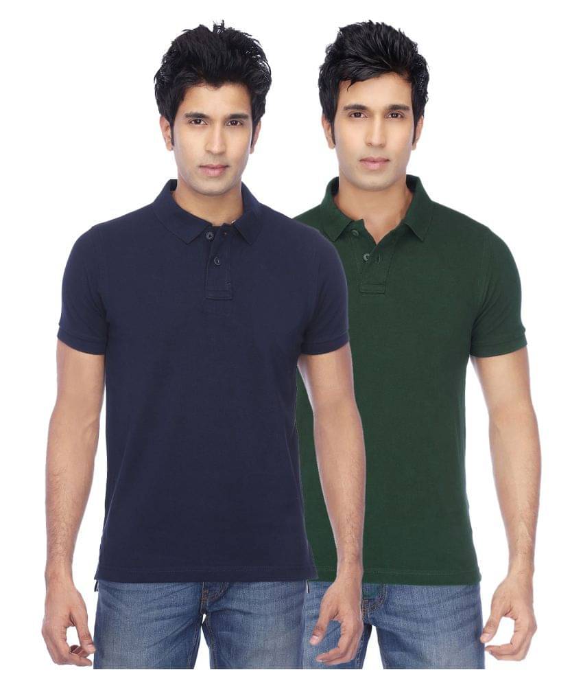 KETEX Polyester Cotton Multicolor Plain Polo T Shirt KETEX Polyester Cotton Multicolor Plain Polo T Shirt