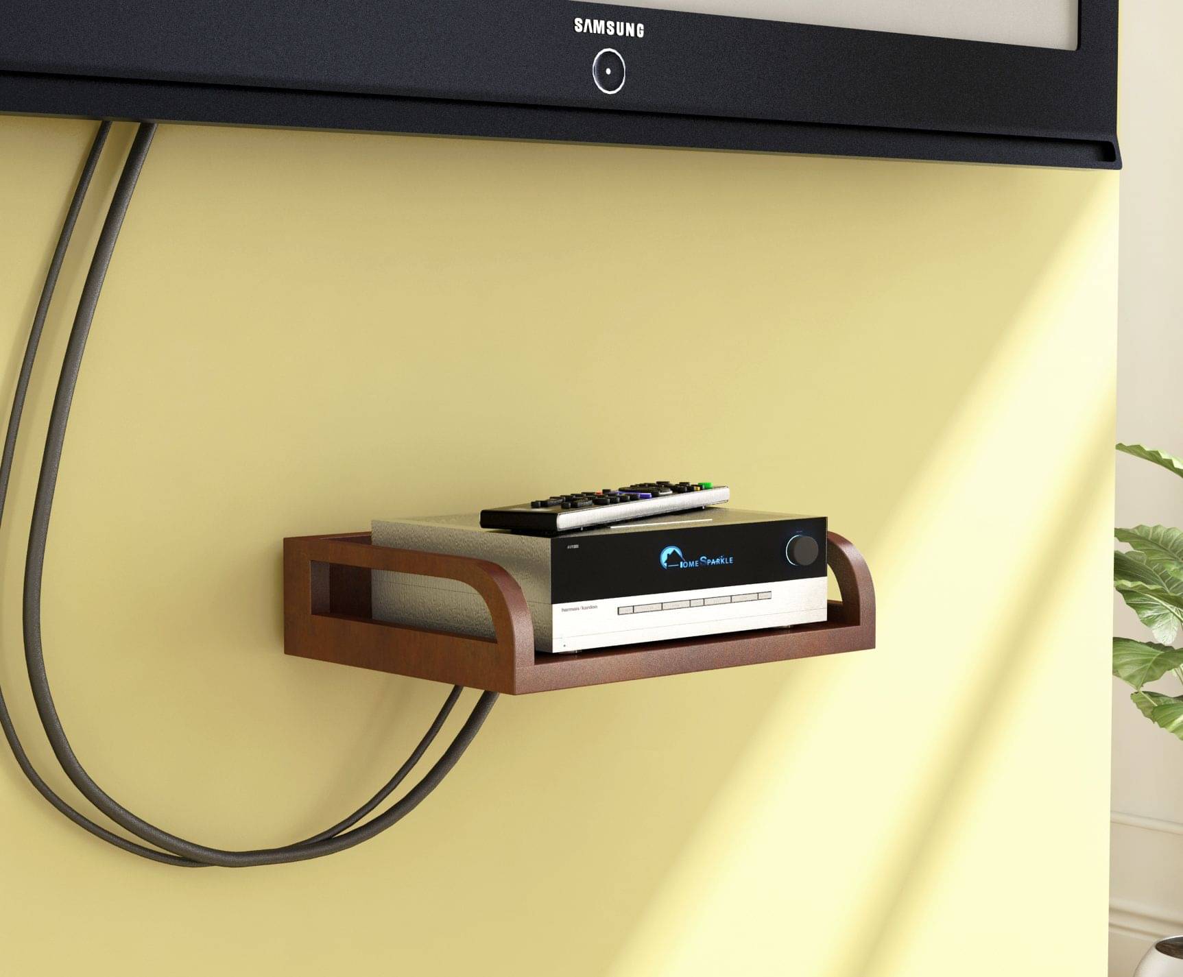 Home Sparkle Set Top Box Holder/Wifi Modem Stand, Suitable For Living Room/ Bedroom ( Designed By Craftsman) Home Sparkle Set Top Box Holder/Wifi Modem Stand, Suitable For Living Room/ Bedroom ( Designed By Craftsman)
