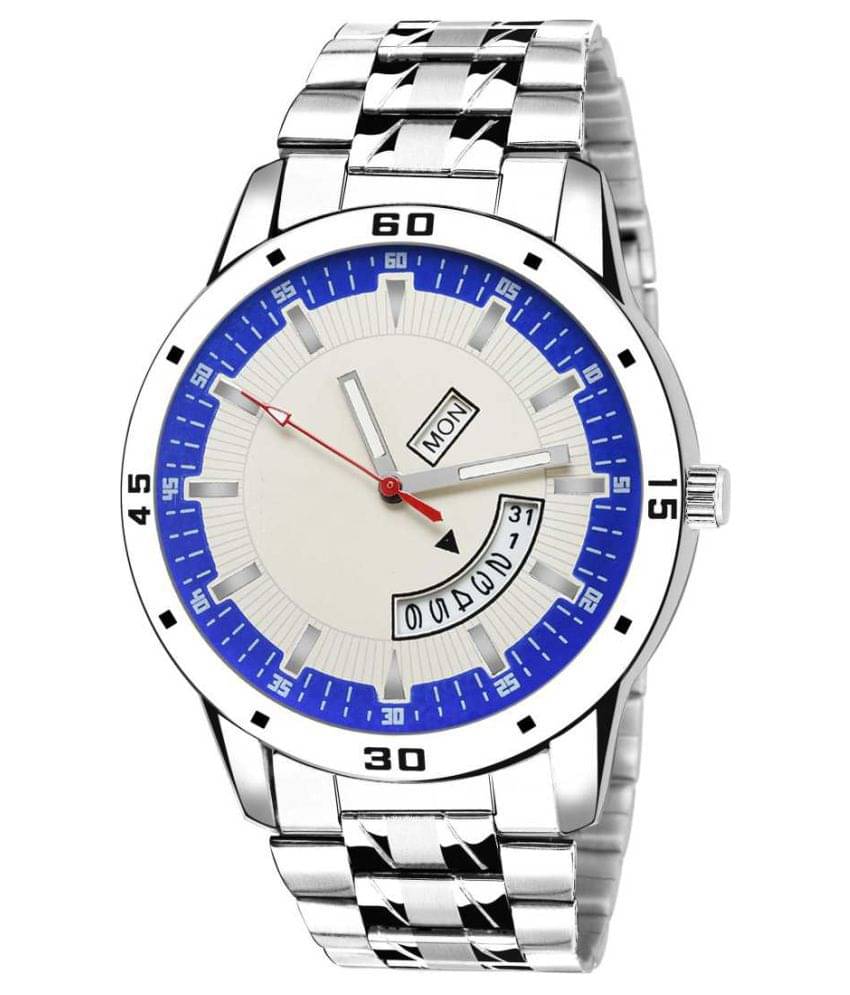 newmen 2035-BL Day and Date Stainless Steel Analog Men's Watch newmen 2035-BL Day and Date Stainless Steel Analog Men's Watch