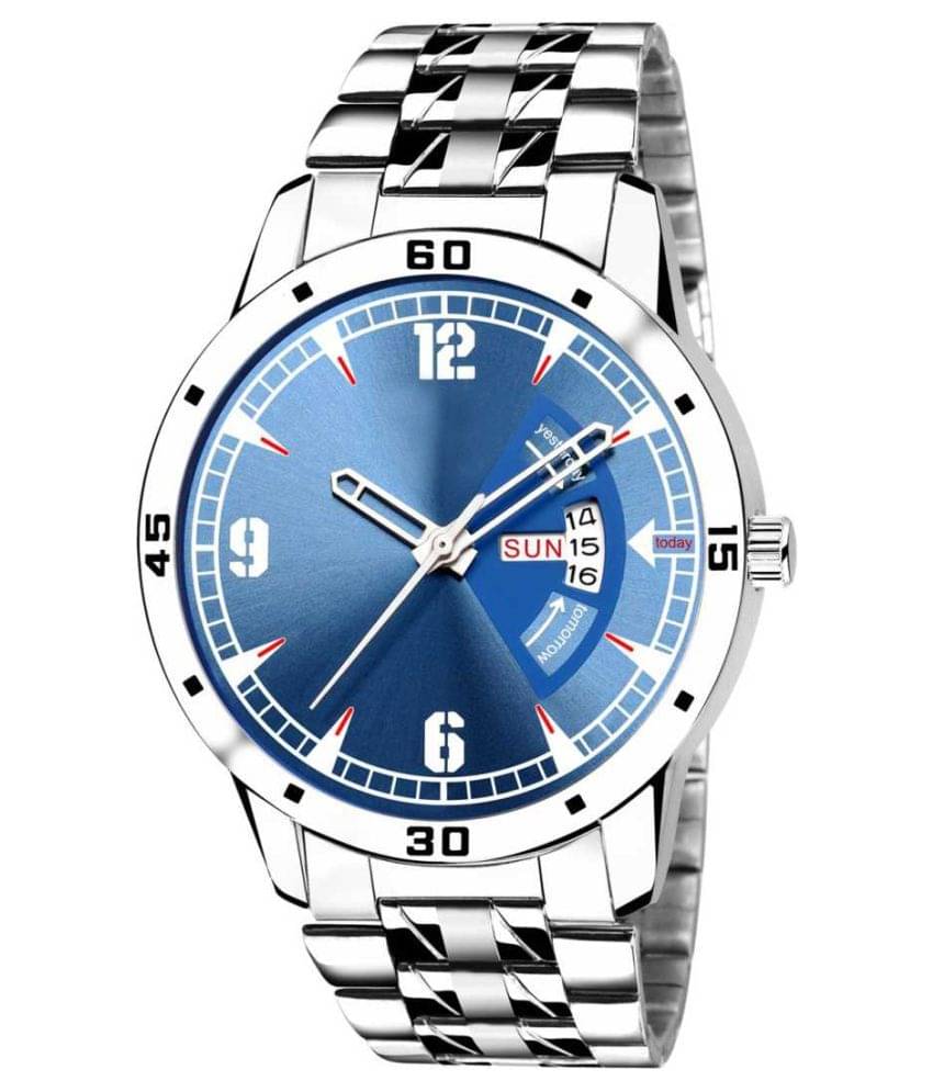     			newmen - Silver Stainless Steel Analog Men's Watch