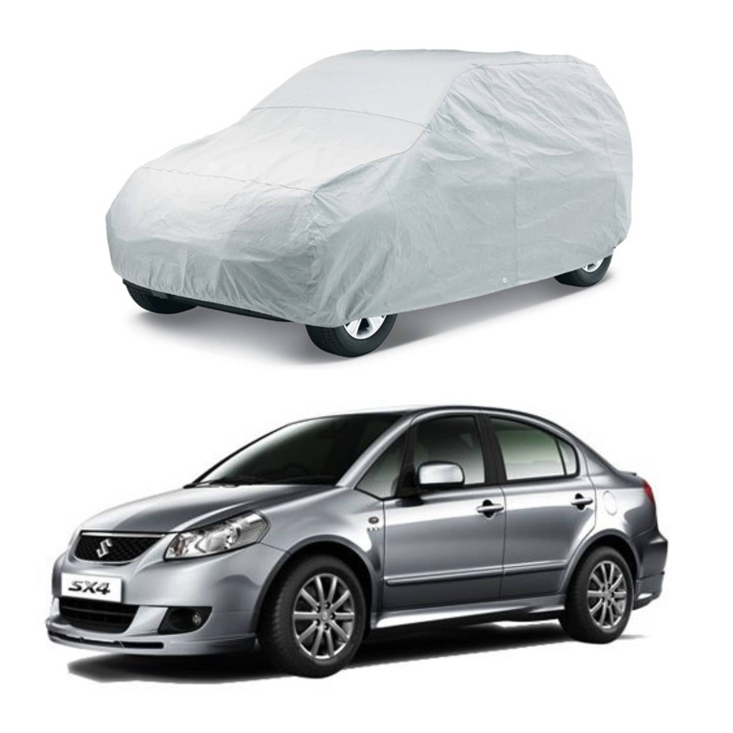     			AUTORETAIL SUNLIGHT PROTECTION SILVER CAR BODY COVER FOR – SX4