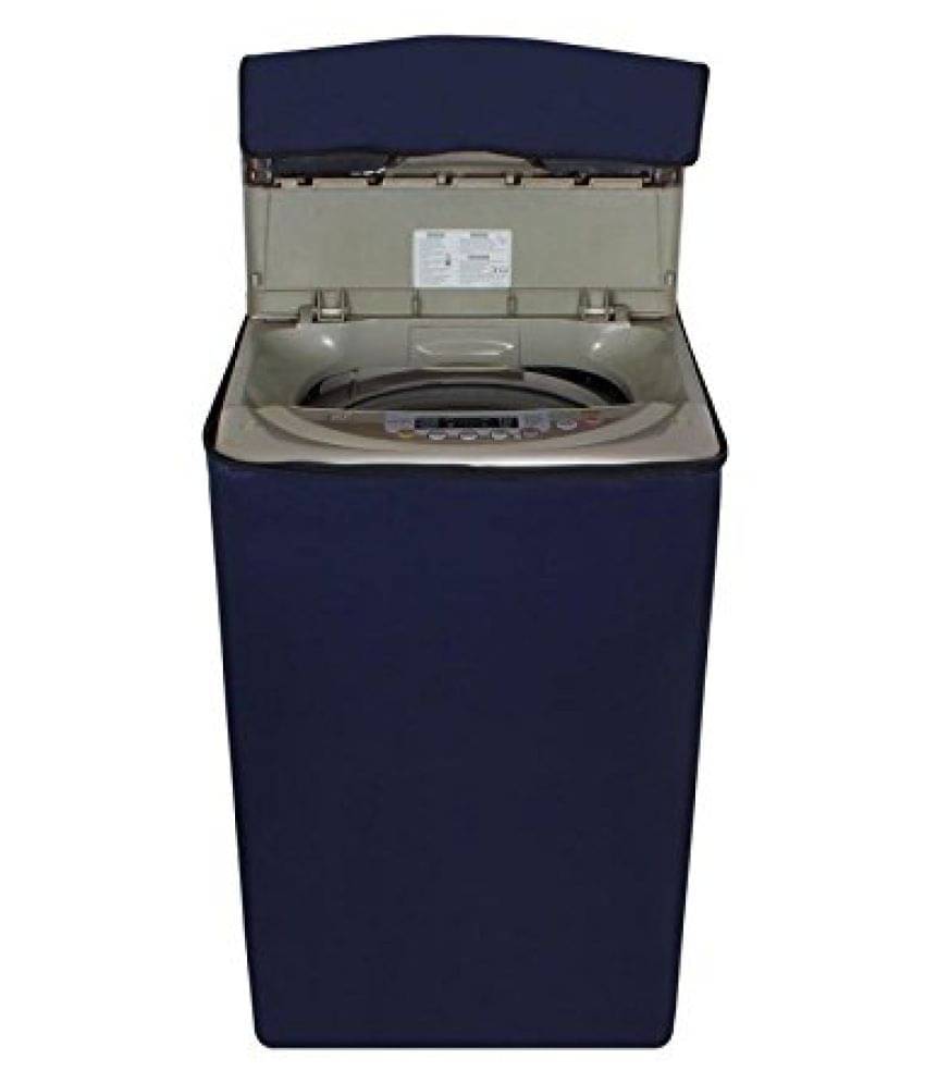 Single Polyester Blue Washing Machine Cover for Universal 8 kg Top Load Single Polyester Blue Washing Machine Cover for Universal 8 kg Top Load