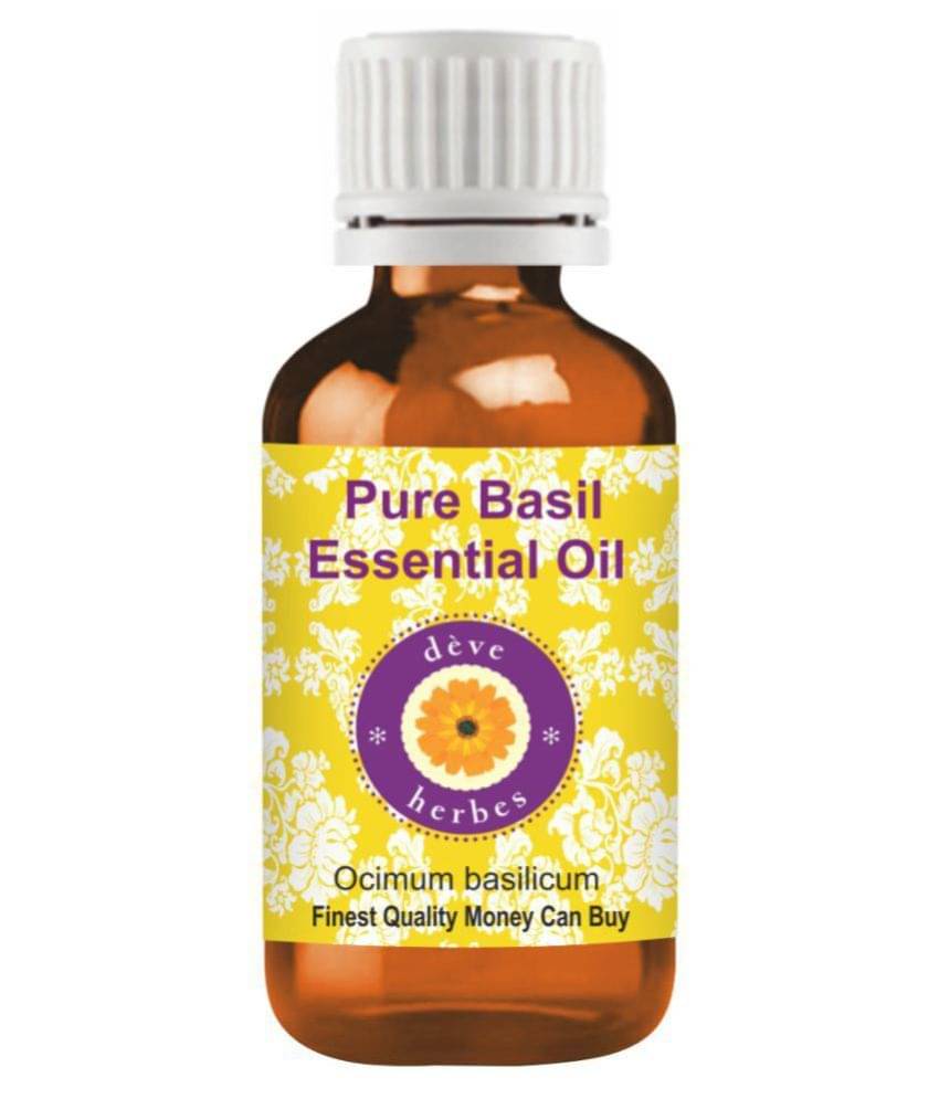Deve Herbes Pure Basil (Ocimum basilicum) Essential Oil 50 mL Deve Herbes Pure Basil (Ocimum basilicum) Essential Oil 50 mL