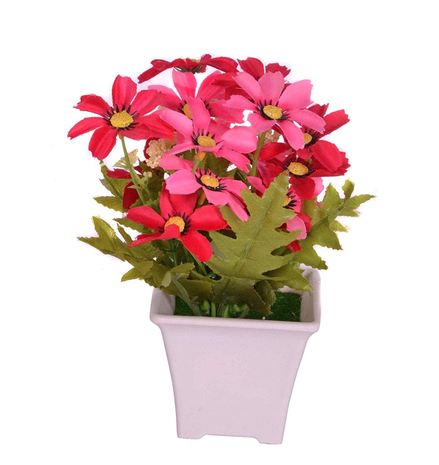 YUTIRITI Daisy Pink Artificial Flowers Bunch - Pack of 1