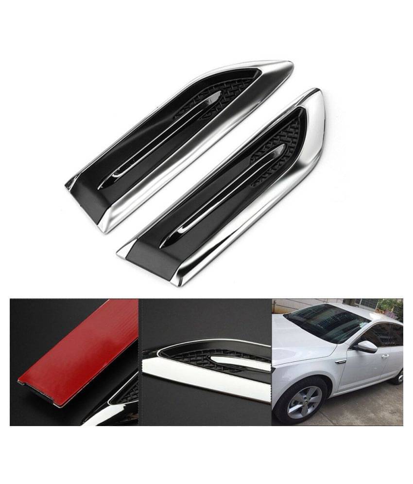     			AutoRight 3D Shark Gills Truck Car Side Air Vent Flow Fender Decal Sticker