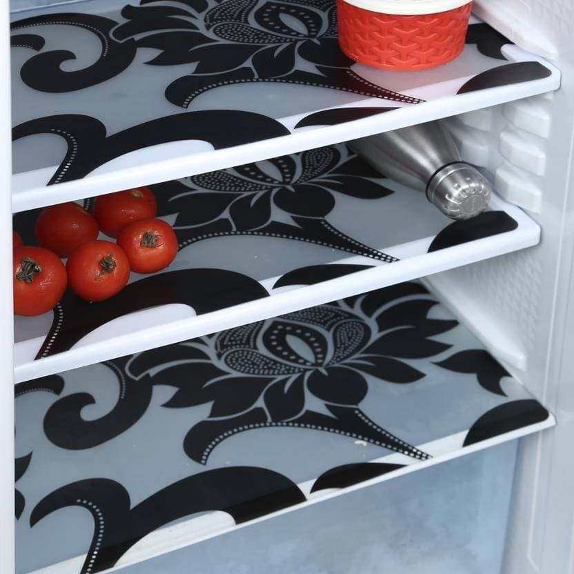     			Multicolor PVC Fridge Mats (Pack of 3)