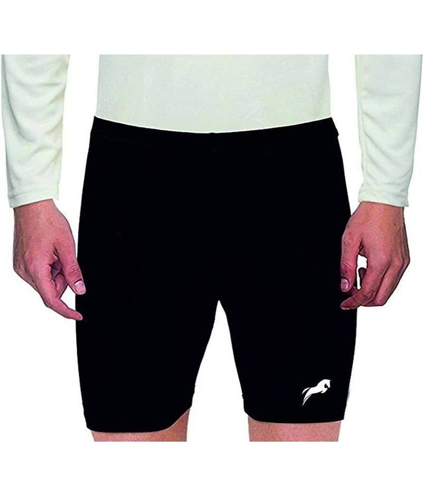 Just Rider Black Nylon Tights - Track Pants | Buy online on ZillyBuy