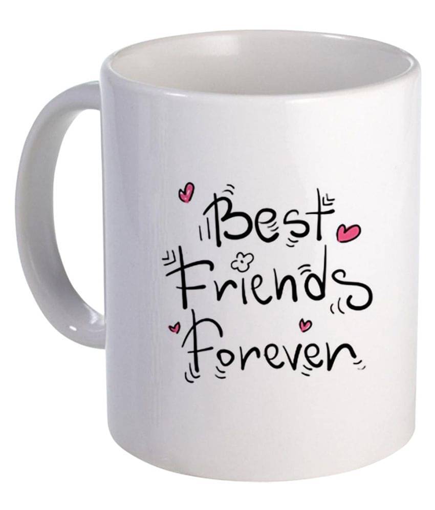 COLOR YARD best happy-friendship-day calligraphy-lettering Ceramic Coffee Mug 1 Pcs 325 mL COLOR YARD best happy-friendship-day calligraphy-lettering Ceramic Coffee Mug 1 Pcs 325 mL