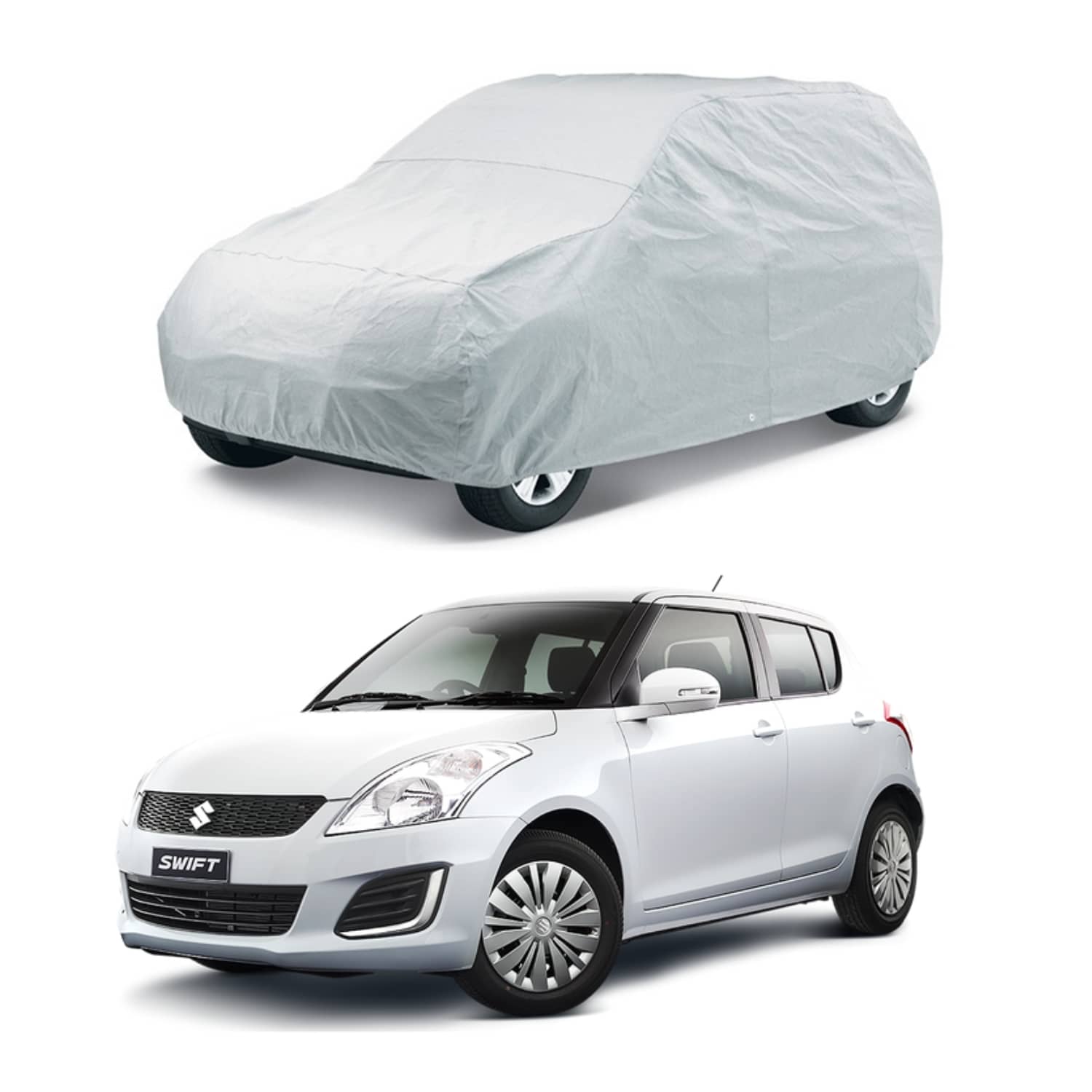 AUTORETAIL SUNLIGHT PROTECTIONSILVER MATTY CAR BODY COVER FOR – NEW DEZIRE (2012-2018)