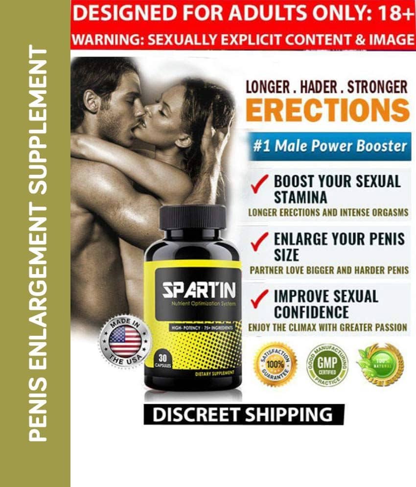 Spartin Penis Enlargement Male Supplement 30 capsules