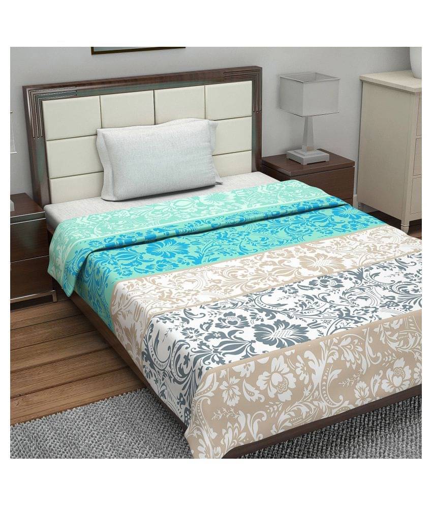     			DIVINE CASA Single Cotton Multi Dohar Coordinated