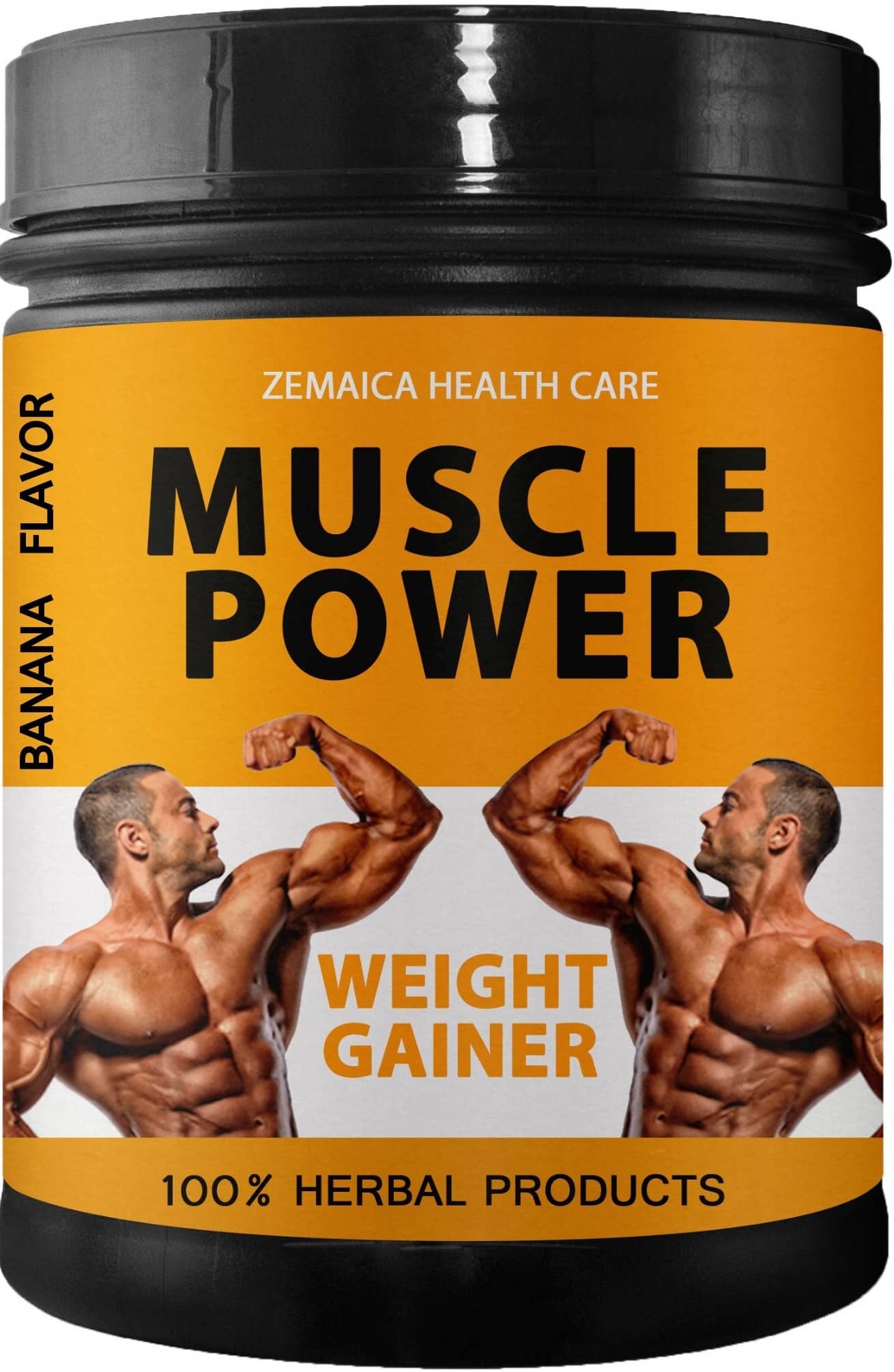 Zemaica Healthcare Muscle Power Weight Gainer Banana Flavor Powder 500 Gm Pack of 1