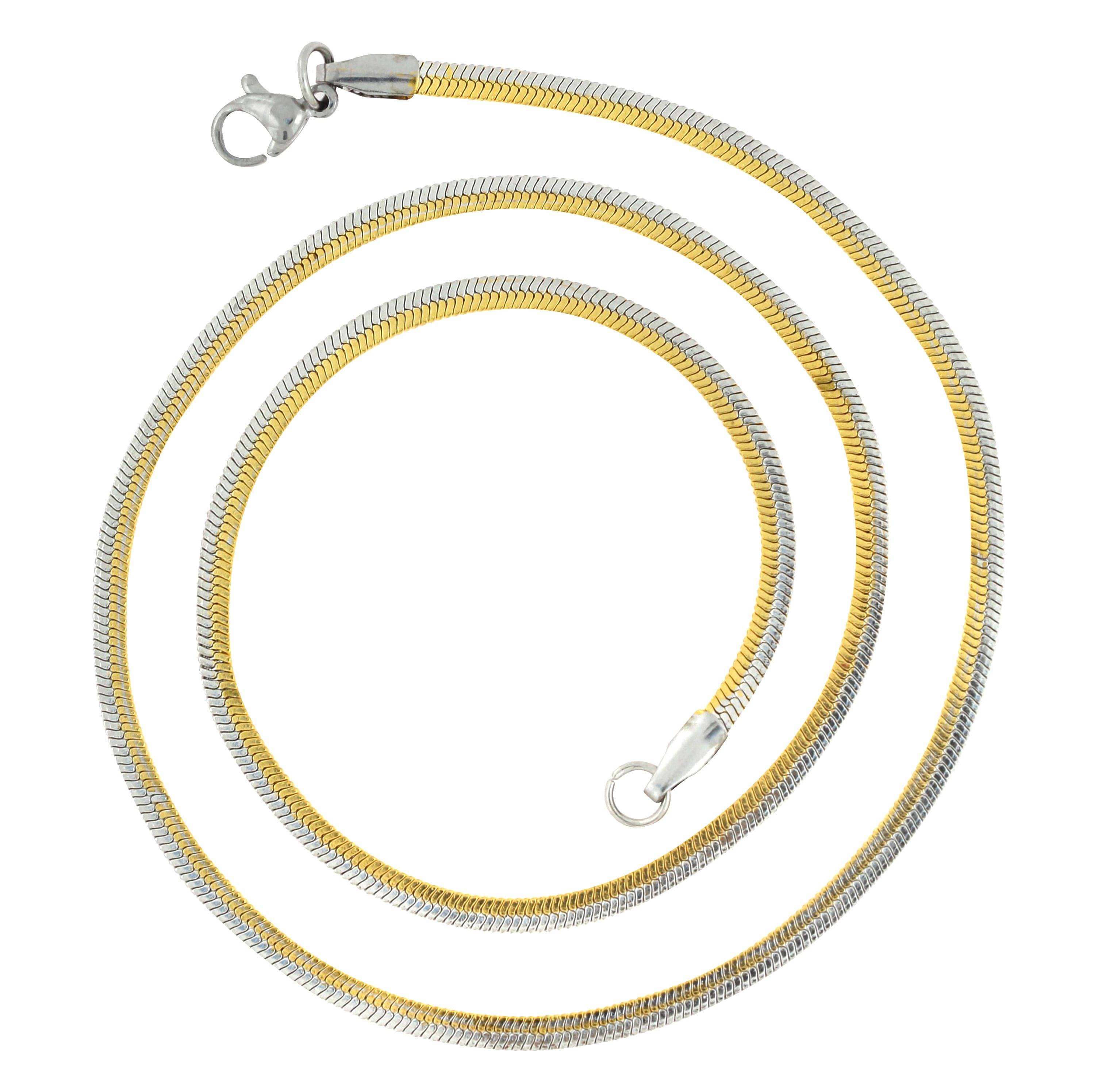    			The Jewelbox Gold Plated Chain ( Set of 1 )