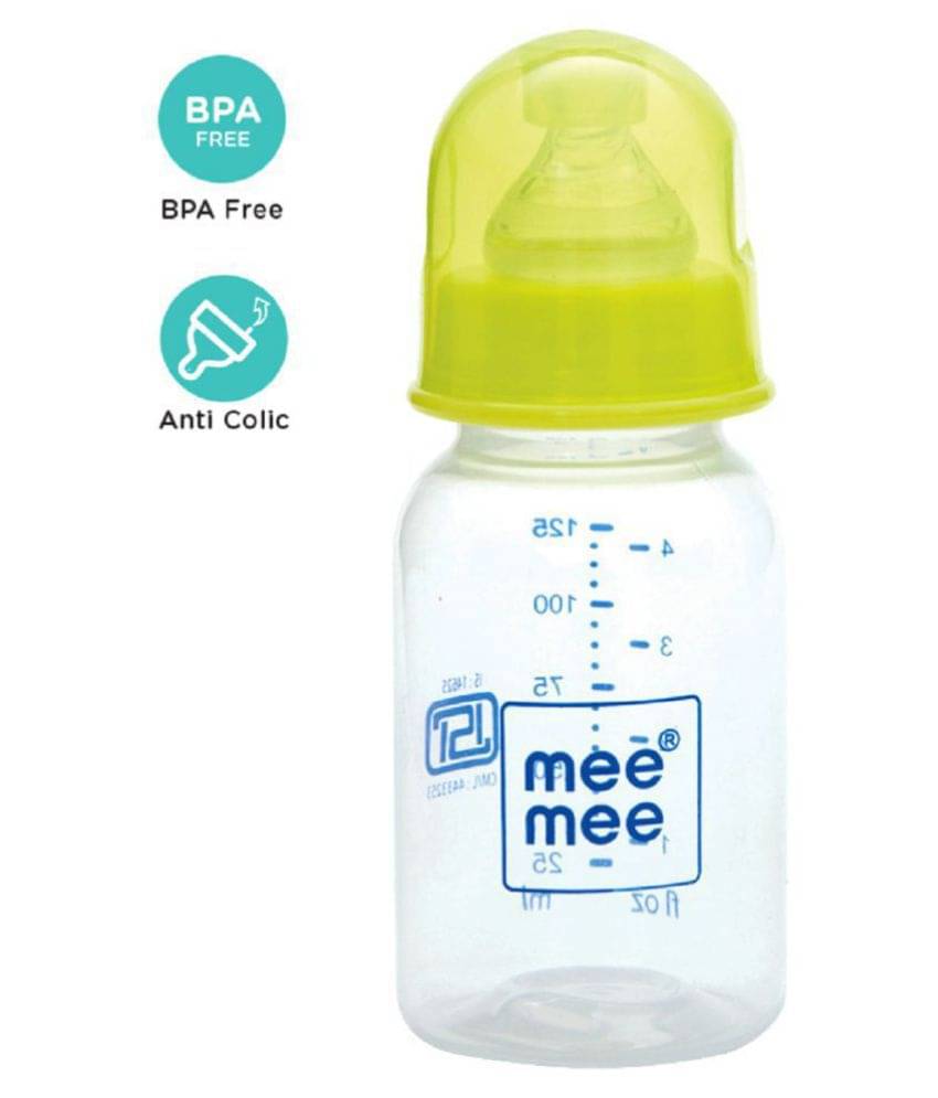 Mee Mee - Green 60 ml Feeding Bottle (Pack of 1) Mee Mee - Green 60 ml Feeding Bottle (Pack of 1)