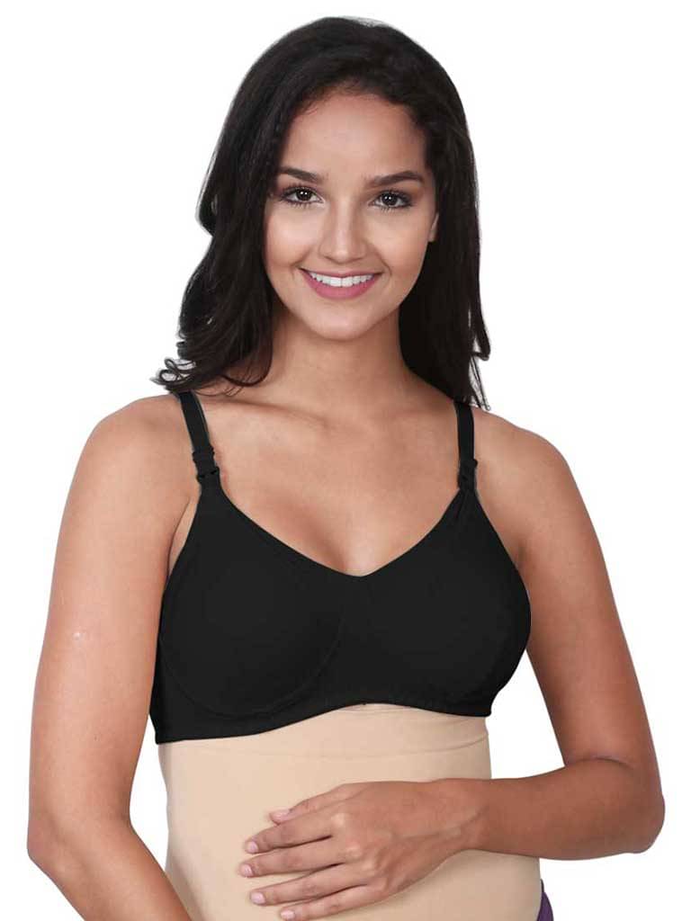 Mee Mee Cotton Cupless Bra - Black Mee Mee Cotton Cupless Bra - Black