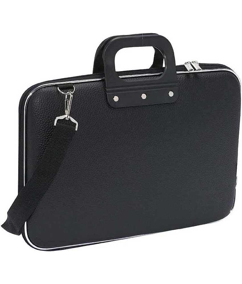 SALLOW, Black PU Leather Office Laptop Bag With String 15 Inch/Side Bag Cross Bag Leather Bag Men Man Side Bag Gents - Stationery | Buy online on ZillyBuy