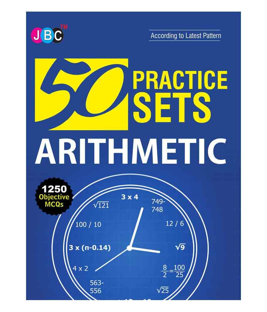     			50 Practices Sets Arithmetic 1250 Objective MCQs