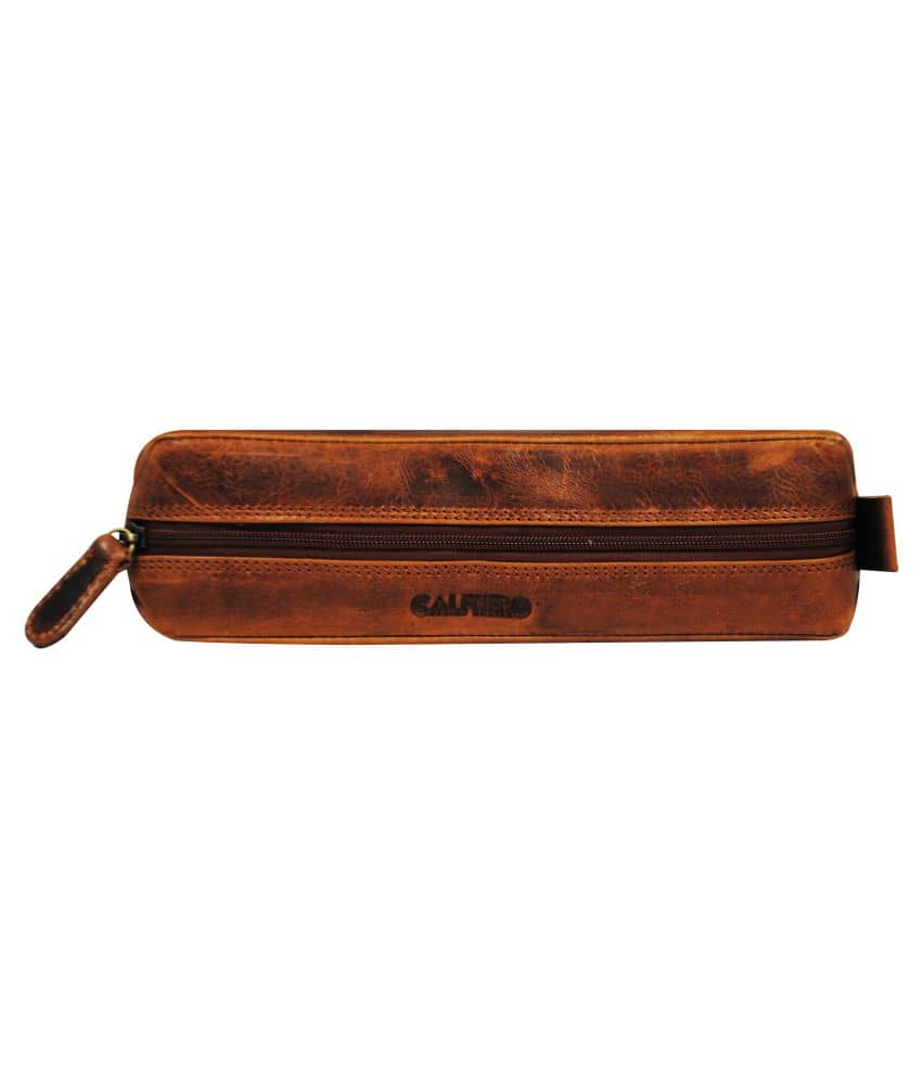 Calfnero Genuine Leather Pen Case