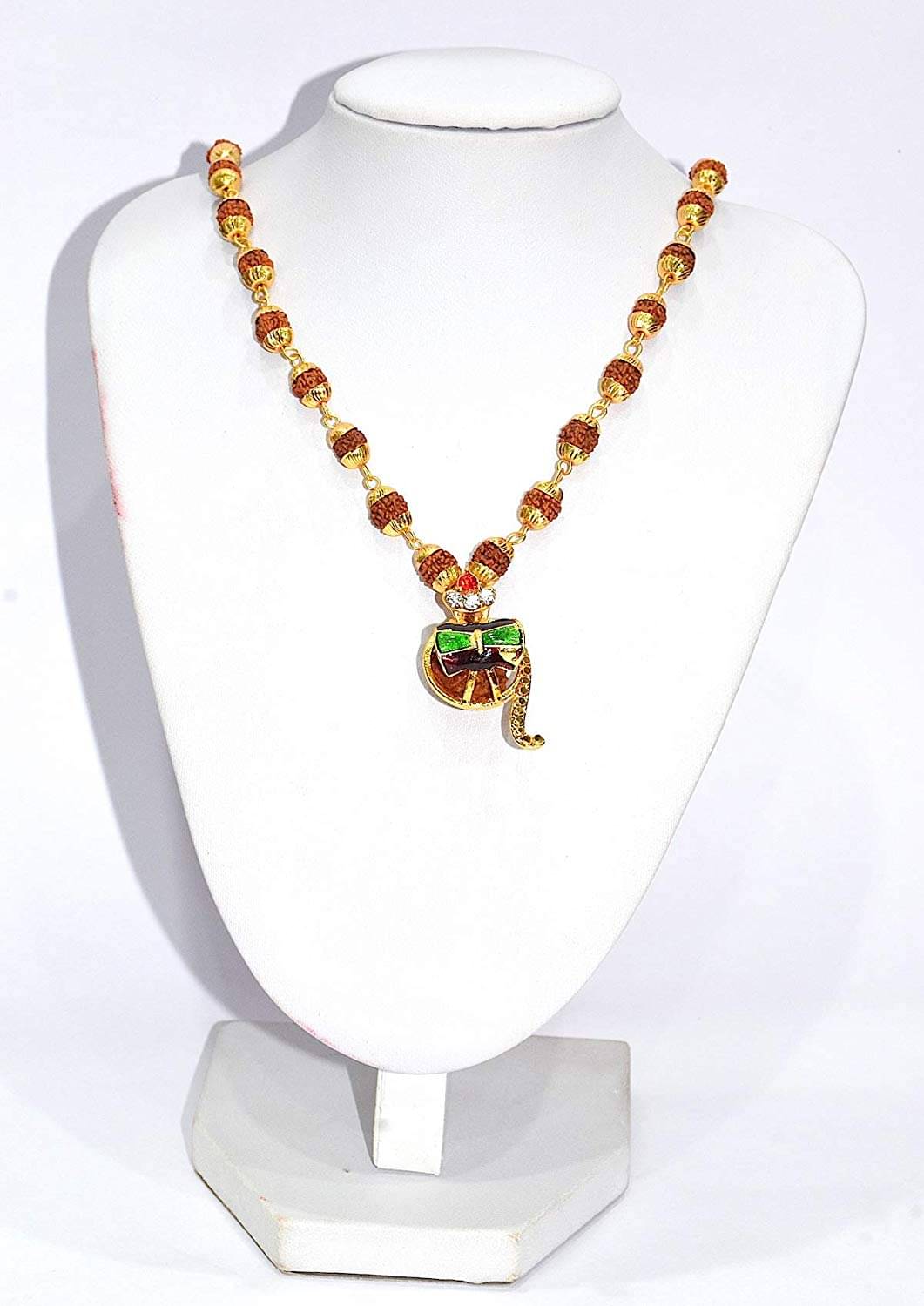     			RUDRA DIVINE Brass Brown Contemporary Designer None Necklace